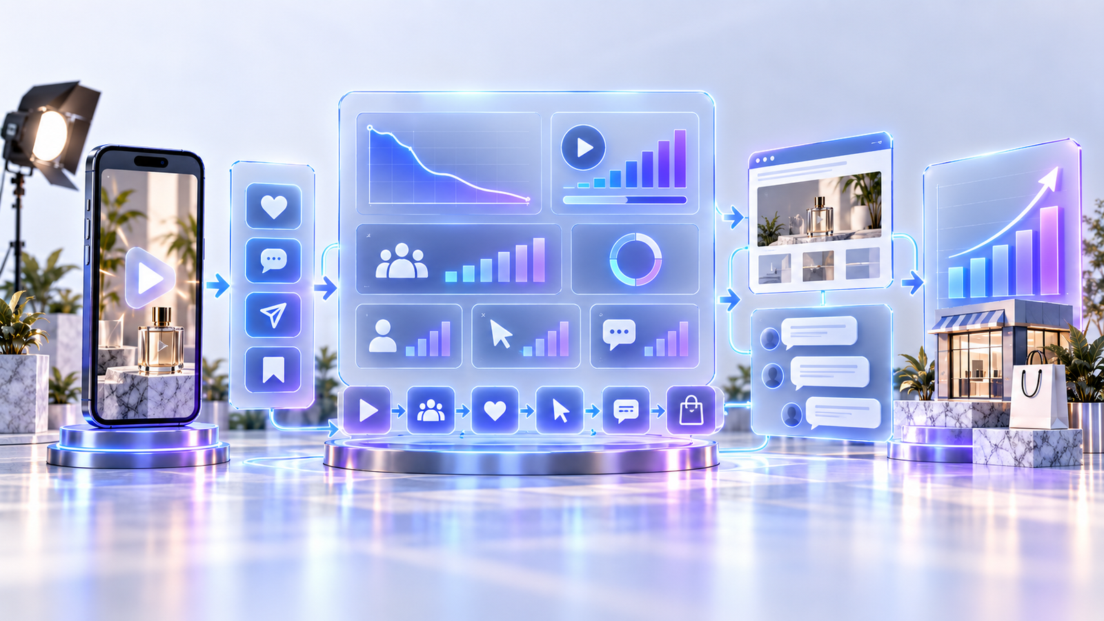 Measuring Reels performance through retention, engagement, visits and conversions